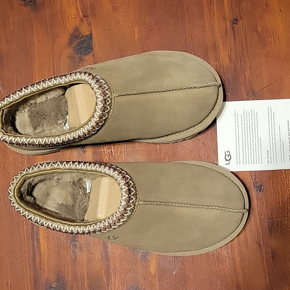 NWB NEW UGG Tasman Slippers ALP Antilope Womens - Size 7